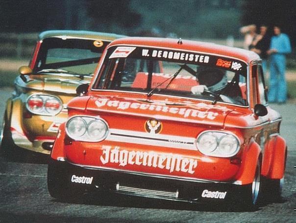 Audi Tradition präsentiert den NSU TTS Jägermeister. 1974 wurde Willi Bergmeister Deutscher Bergmeister mit diesem flotten Rennwagen.